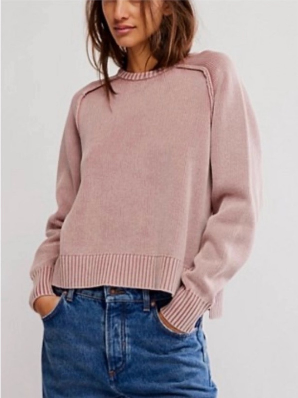 Free People Spring Street Pullover Sweater Size S